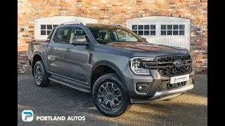 2024/24 FORD RANGER WILDTRAK 2.0 IN GREY METALLIC WITH BLACK LEATHER INTERIOR