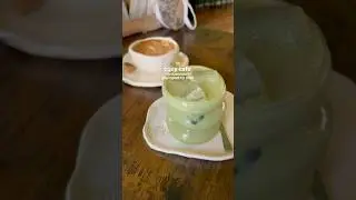 Aesthetic and cozy cafe in D&uuml;sseldorf #cafe #visitd&uuml;sseldorf #matcha #aesthetic #pancake #d&uuml;sseldorf