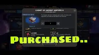 ODIN'S GAUNTLET. Tier 6 Completion. Casket Of Ancient Winters 6 Purchase Marvel Contest Of Champions