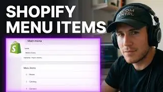 How to add edit and remove menu items in Shopify (2026) | Step-by-Step