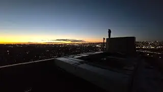 Rooftopping a Pyramid Roof Above Montreal