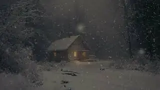 Frosty Wind & Snowfall Sounds ❄️ Winter Blizzard Ambience for Deep Sleep and Relaxation