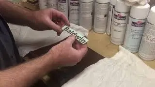 Piano Fallboard Decal Installation - Self Adhesive Type