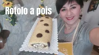Come fare il rotolo dolce a pois - ricetta tutorial facile