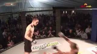 Quick head kick   MMA finish!