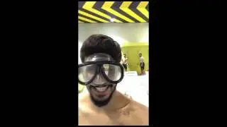 سنابات التوأم عبدالرحمن و عبدالله العنزي تجربة ايفون 7 في المسبح