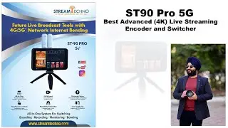 ST90 Pro 5G &ndash; Best Advanced -4K - Live Streaming Encoder and&nbsp;Switcher