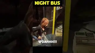 Night Bus Pedestrians Are Wild! #horrorgame  #gaming #funnyclips #indiegame #nightbus
