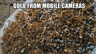Gold from Mobile Phone Cameras? | Mobile Camera Gold Recovery | How to Extract Gold from E-Waste