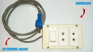 Awesome idea|How to make Electric Extension Board at home|#viralvideo @SamarExperiment#trending