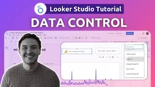 How to Create Data Controls on Looker Studio for GA4 (2025)