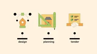 Animated Explainer Video | ARCHITECTURAL SERVICES | Minimalist motion graphics