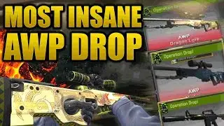 MOM I JUST MADE 500 $ - AWP DRAGON LORE DROP - CSGO Hydra Mission Drops
