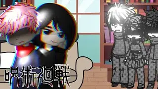 Jujutsu kaisen react to Itadori Yuji || Spoiler || Part [2/??] || gacha react || Credits in desc