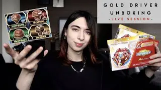 UNBOXING LIVE: GOLD DRIVERS (aiming for High Revolve) Xiphoid Xcalibur Campaign | Beyblade Burst