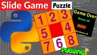 Create a Slide Game Puzzle with Pygame - Step by Step Tutorial for Python Beginners!