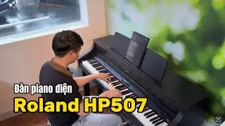 Đ&agrave;n piano điện Roland HP507 m&agrave;u đen gi&aacute; tốt | đ&agrave;n piano Long An | Anton Music