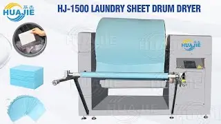HUAJIE 1500mm Laundry Detergent Sheets Drum Dryer Machine