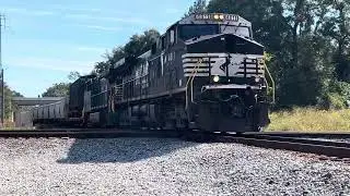 NS Manifest Northbound Crossing the CSX Callahan Subdivision double mainline Crawford fl 10/25/25