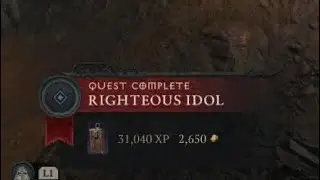 DIABLO 4: Better days - Unwritten end - Righteous idol
