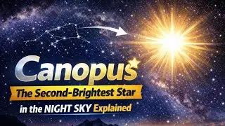Canopus 🌟 | The Second-Brightest Star and The Giant Star That Lights the Southern Sky Explained