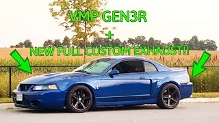 EPIC Mustang Cobra VMP GEN3R SUPERCHARGER WHINE + FULL EXHAUST (Dyno Run)