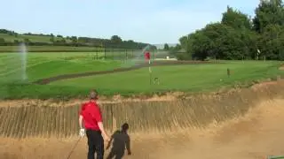 Tim Hutton - Sudbrook Moor Golf Club - Tim's Bunker Tips In Action