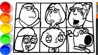 How to draw Family Guy Characters | Family Guy