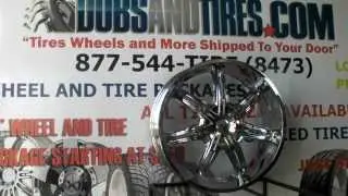 www.DUBSandTIRES.com 24 Inch KMC Surge Chrome Wheels KM665 Truck and Car Rims call us today