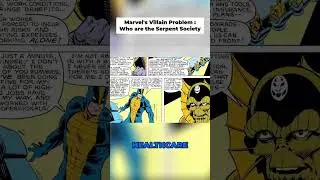 Marvel's Villain Problem : Who are the Serpent Society #shorts