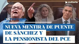 Show de Sánchez para ocultar su último fracaso parlamentario: pensionista del PCE revienta la sesión