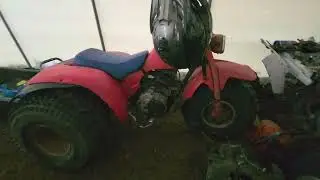 Honda Atc cold start revival!