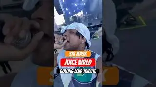 Посвящение лыжной маске Juice WRLD на Rolling Loud 2025 #juicewrld