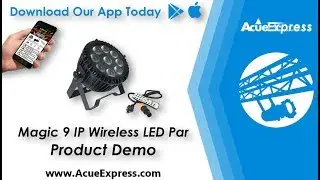 Acue Express | Magic 9 IP | LED Battery Wireless Par Light
