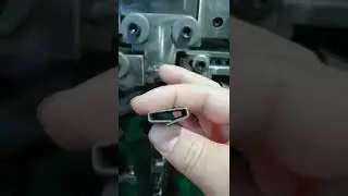 Steel strap seal clip 3/4' making machine for cold roll steel ( #shorts ) (WA:+8618621323471)