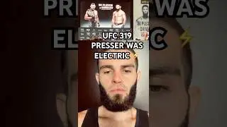 Dricus Rattled?! Khamzat Proves He&rsquo;s a Superstar! UFC 319 Press Conference Reaction