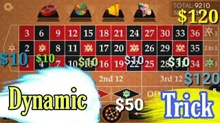 Dynamic Betting Strategy to Win at Roulette