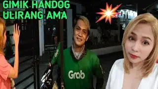 GIMIK HANDOG ULIRANG AMA/ITS A PRANK/surprising a grab driver a 1 sack of rice & a tray of egg