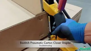 Как починить пневматический степлер-клещи Bostitch Carton Closer (Ремонт P51-10B)