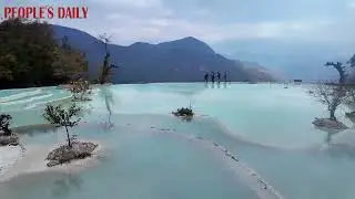 The terraced landscape showcases nature's beauty and magic in China's Yunnan