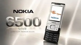 NOKIA 6500 SLIDE. NEW! ORIGINAL! The COMPLETE set! Unboxing. REVIEW.