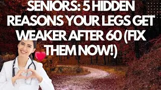 Seniors: 5 Hidden Reasons Your Legs Get Weaker After 60 (Fix Them NOW!)