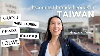 LARGEST OUTLET MALL IN TAIWAN | day 5 in taipei