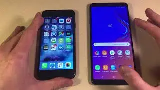 Samsung Galaxy A9 2018 vs iPhone 7