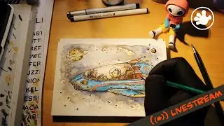 🔴 Art Stream | Inktober Tag 30/31 