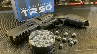 Durog ang target Umarex Airgun TR 50 T4E Revolver  quick review and testing