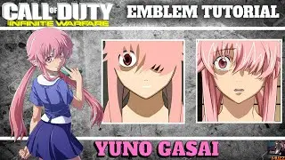 IW | YUNO GASAI [ FUTURE DIARY ] Emblem Tutorial | Infinite Warfare Emblem Tutorial #27
