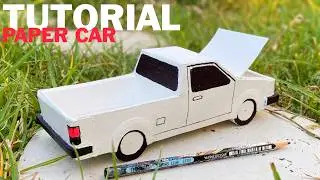 How to make a paper VW Caddy MK1