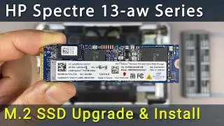 HP Spectre x360 13-aw M2 SSD Upgrade & Install Guide - Boost Laptop Speed!