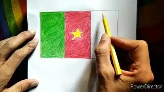 Cameroon Flag|How to drew Cameroon flag step by step |#art #howtodraw